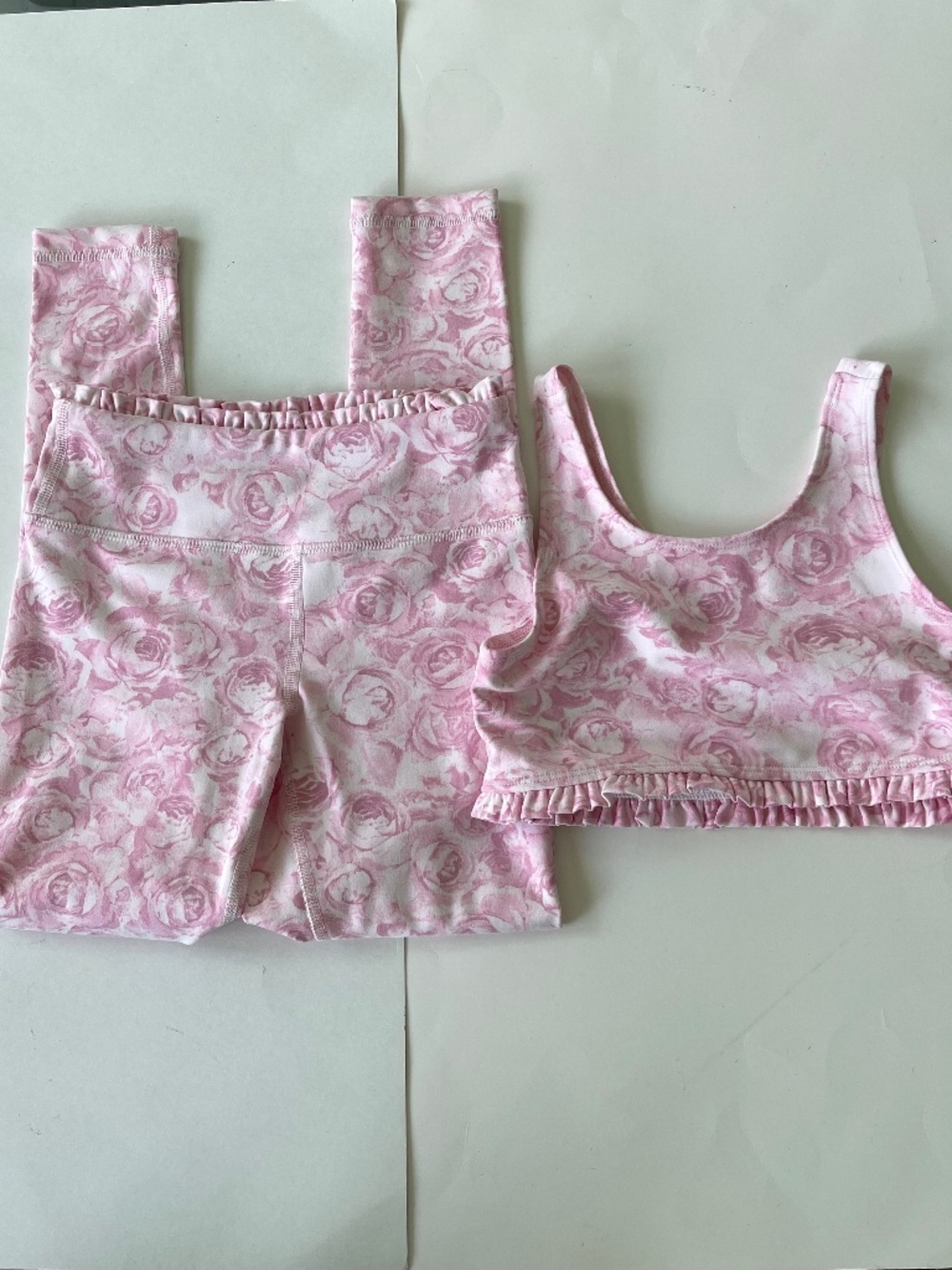 Yogalicious Pink Activewear Set Lux Laney & Ansley Girls - Picture 7 of 15